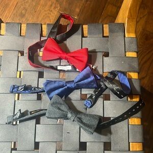 3 mens bow ties 1 Calvin Klein 1 chaps 1 Ben Sherman all worn once